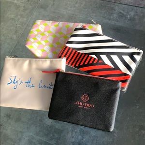 4 Brand New Makeup Bags